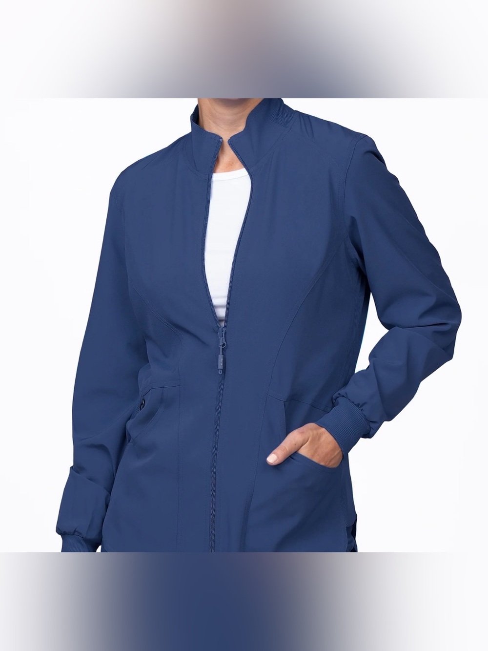 NWT Ava Therese by Zavaté Niki Warm-Up Jacket Navy XS